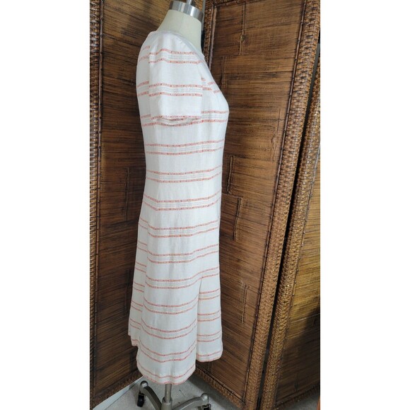 Rare Vintage 60s Leonard Arkin 2pc Linen Dress Suit VTG Size 12 (Modern 8?) - Picture 9 of 16